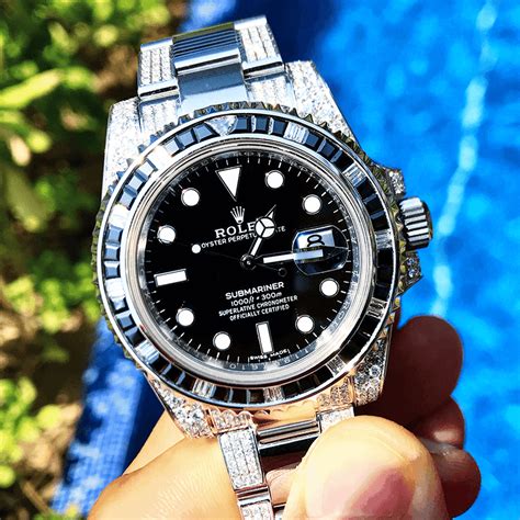 women rolex submariner|Rolex Submariner with diamond bezel.